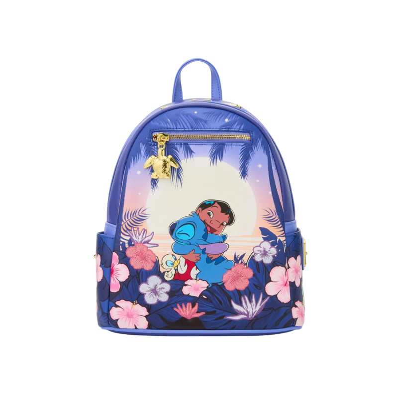 Sac à dos floral sunset scène Lilo & Stitch LOUNGEFLY
