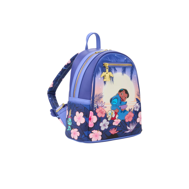 Sac à dos floral sunset scène Lilo & Stitch LOUNGEFLY