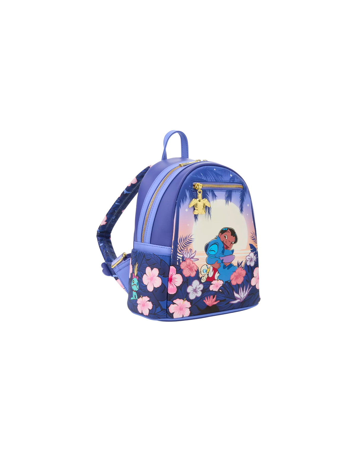 Sac à dos floral sunset scène Lilo & Stitch LOUNGEFLY