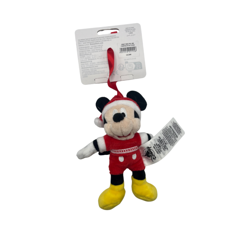 Ornement Peluche Mickey Noël Disney