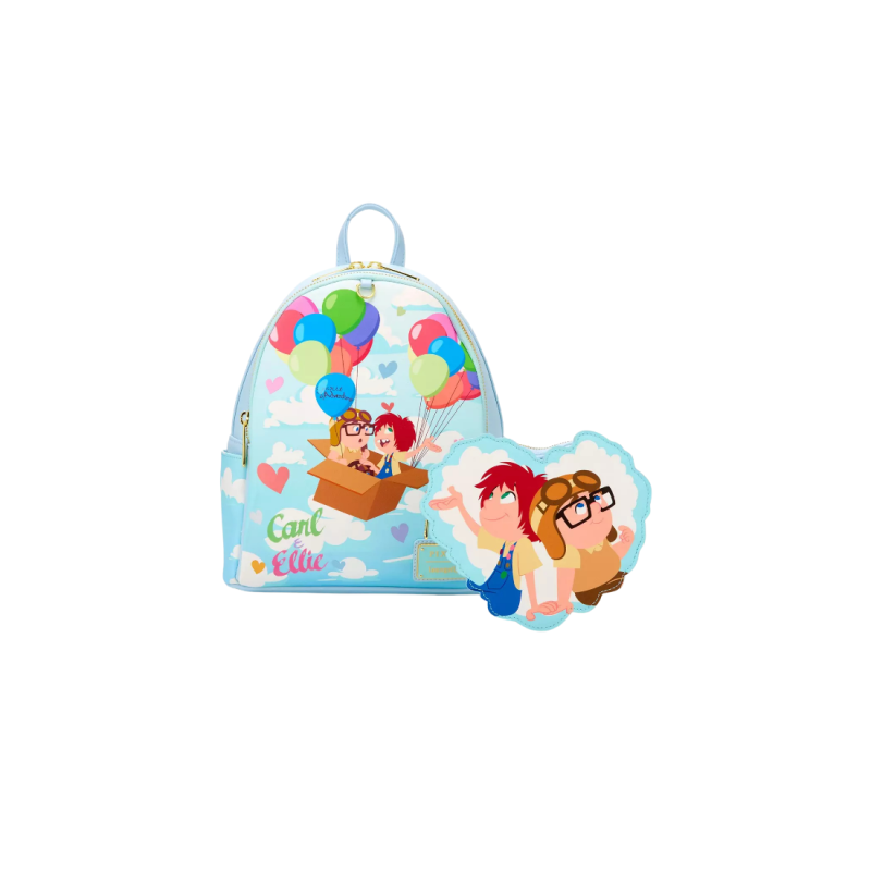 Sac à dos Carl & Ellie balloon with coin purse Là-haut LOUNGEFLY