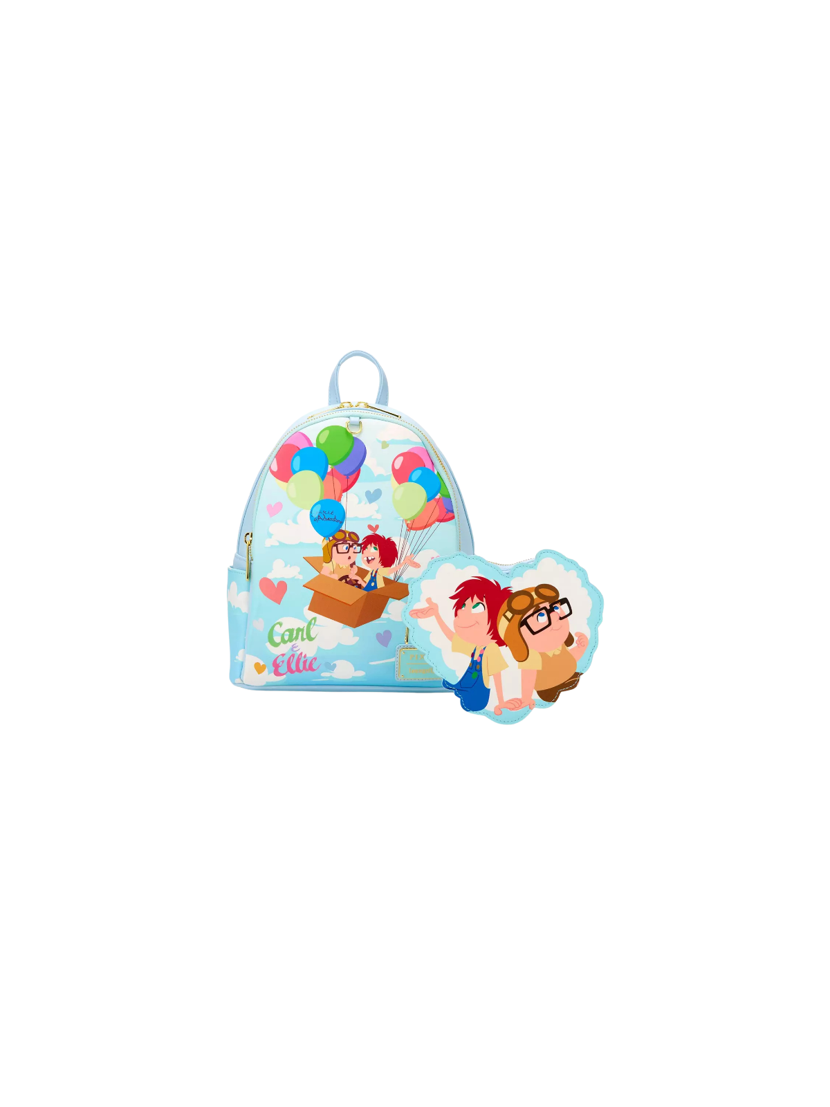 Sac à dos Carl & Ellie balloon with coin purse Là-haut LOUNGEFLY