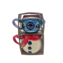 Mug + Mini Mug Stitch Noël Disney
