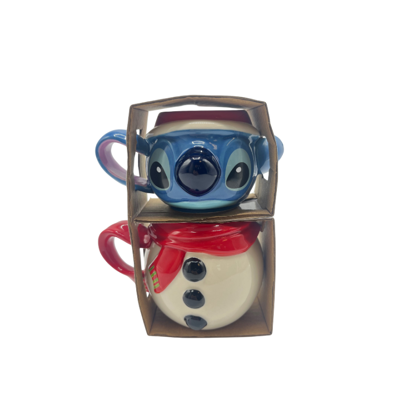 Mug + Mini Mug Stitch Noël Disney