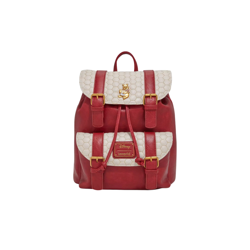 Sac à dos Honeycomb pattern Winnie l'ourson LOUNGEFLY