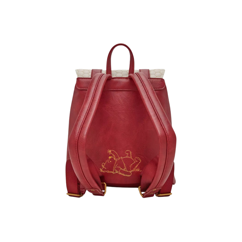 Sac à dos Honeycomb pattern Winnie l'ourson LOUNGEFLY