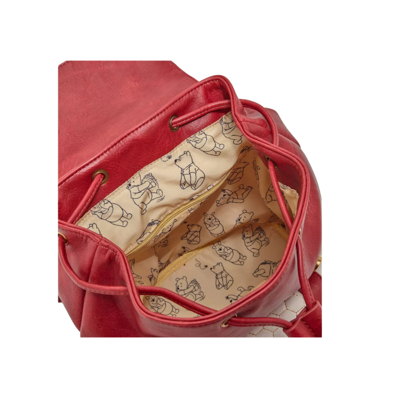 Sac à dos Honeycomb pattern Winnie l'ourson LOUNGEFLY
