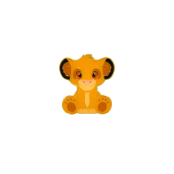 Pin's Baby simba sitting Le roi lion LOUNGEFLY