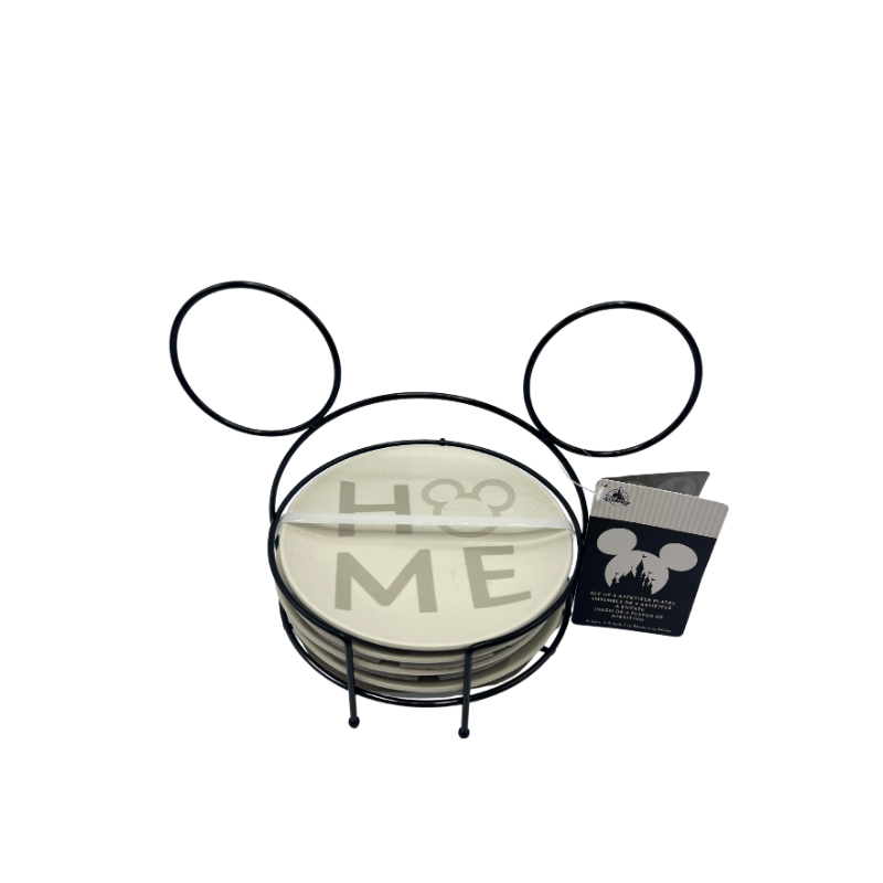 Set 4 Assiettes à entrée HOME Mickey Disney