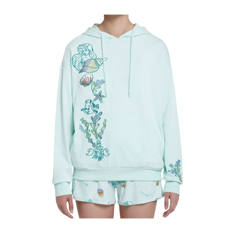 Sweat à capuche brodé La Petite Sirène Disney