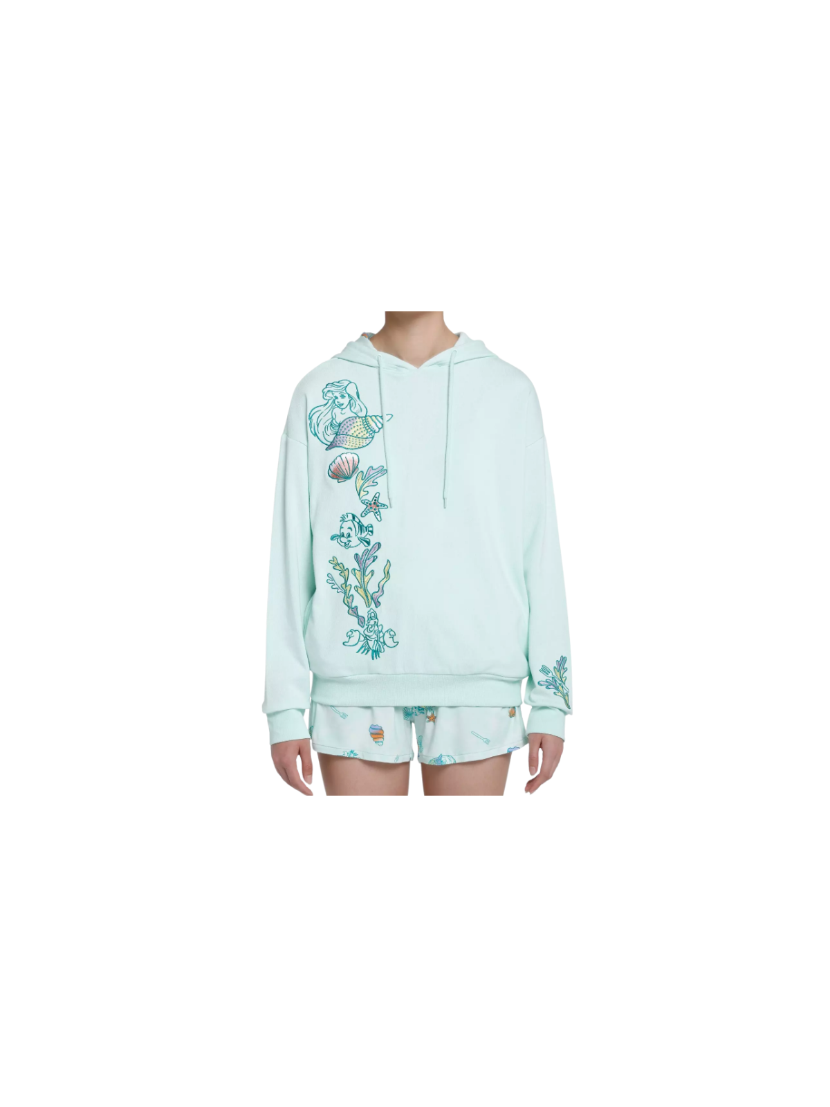 Sweat à capuche brodé La Petite Sirène Disney