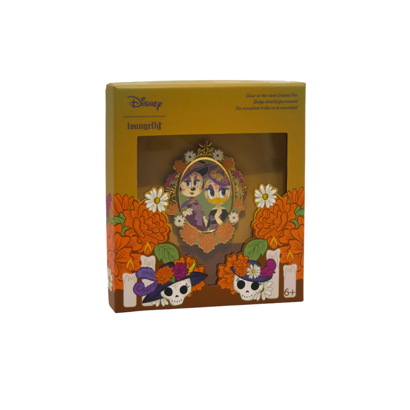 Pin's Dia de los muertos Minnie & Daisy LOUNGEFLY