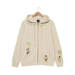 Sweat à capuche zippé floral Là Haut Disney Pixar