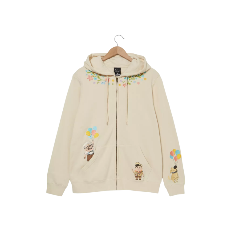 Sweat à capuche zippé floral Là Haut Disney Pixar