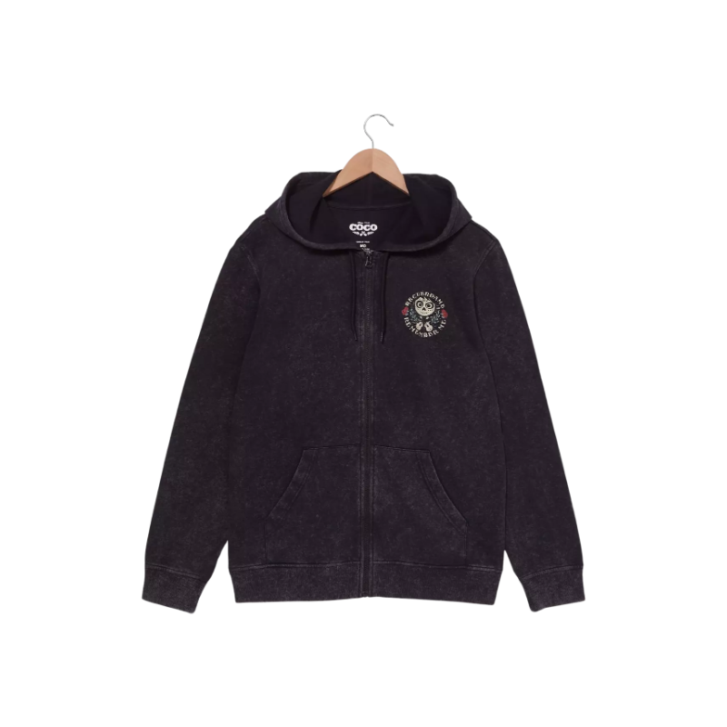 Sweat à capuche zippé Coco Floral Guitare Disney Pixar