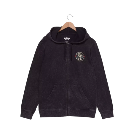 Sweat à capuche zippé Coco Floral Guitare Disney Pixar