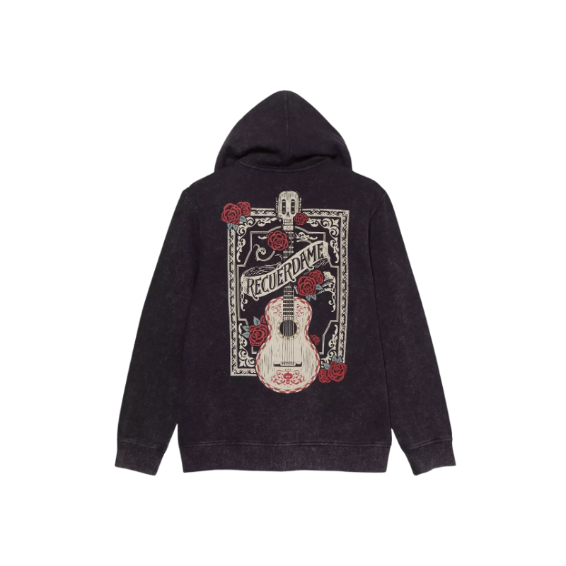 Sweat à capuche zippé Coco Floral Guitare Disney Pixar