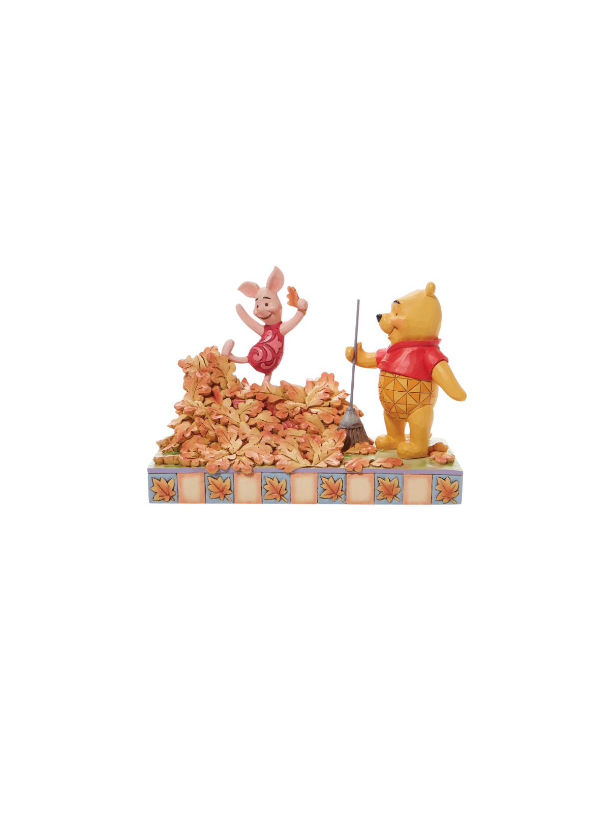 Figurine Winnie et porcinet en automne Disney traditions - 6008990
