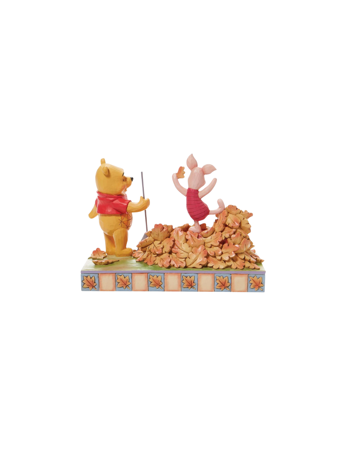 Figurine Winnie et porcinet en automne Disney traditions - 6008990
