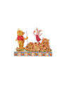 Figurine Winnie et porcinet en automne Disney traditions - 6008990
