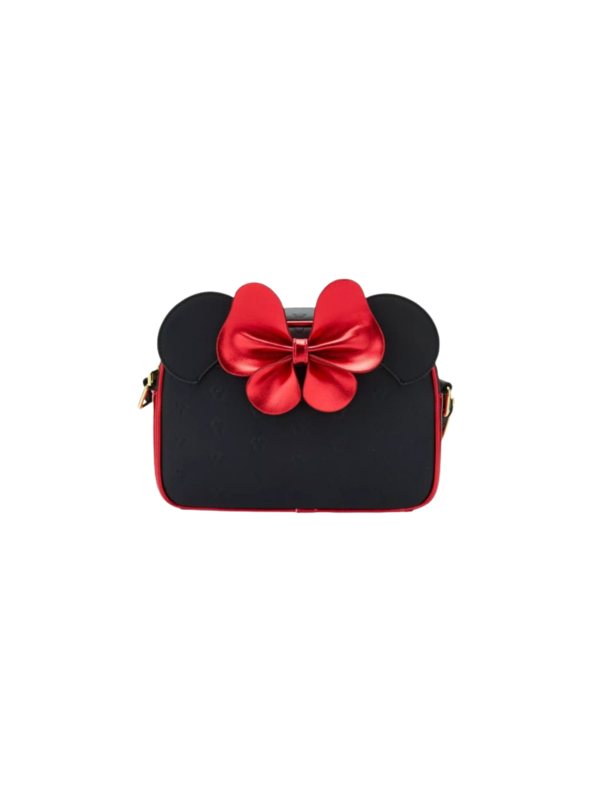 Sac à bandoulière Métalic red bow ears Minnie Mouse LOUNGEFLY