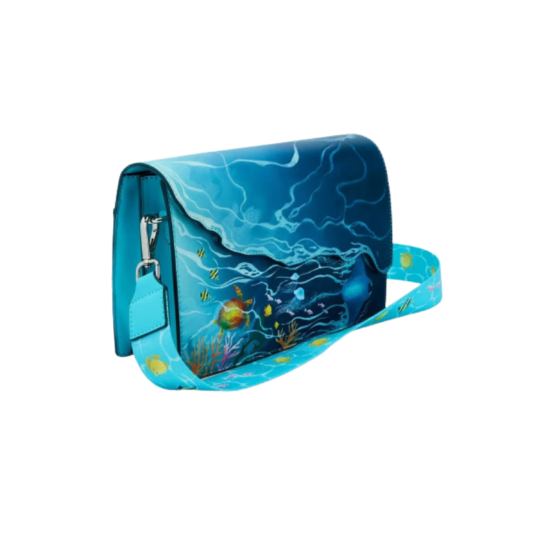 Sac à bandoulière wave océan Vaiana LOUNGEFLY