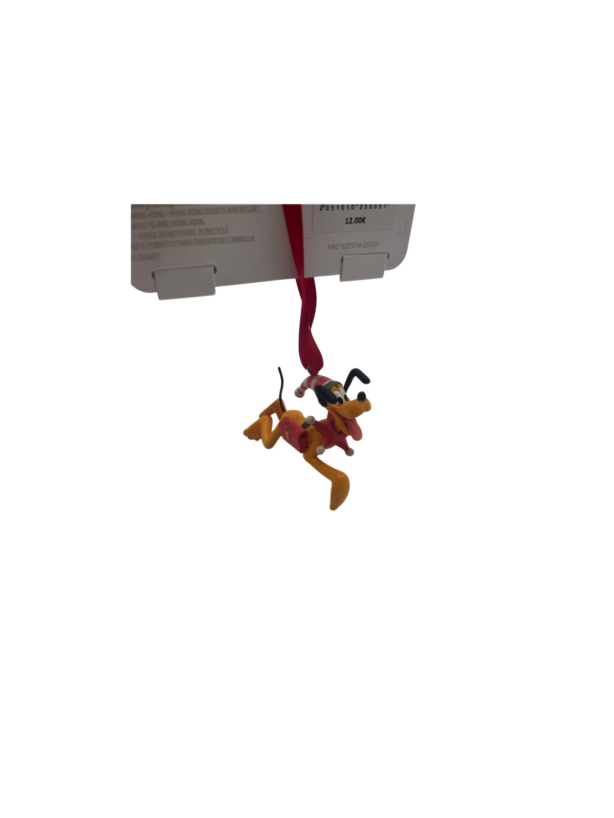 Ornement Pluto mail Disney