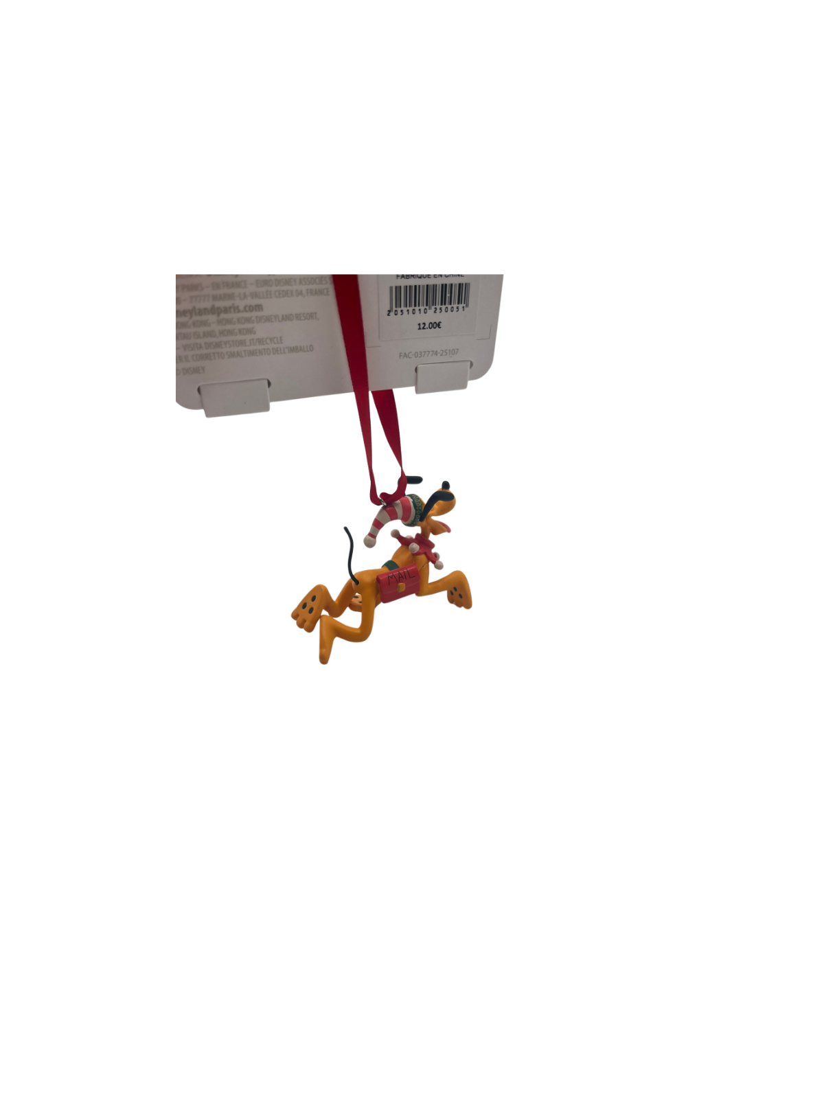 Ornement Pluto mail Disney