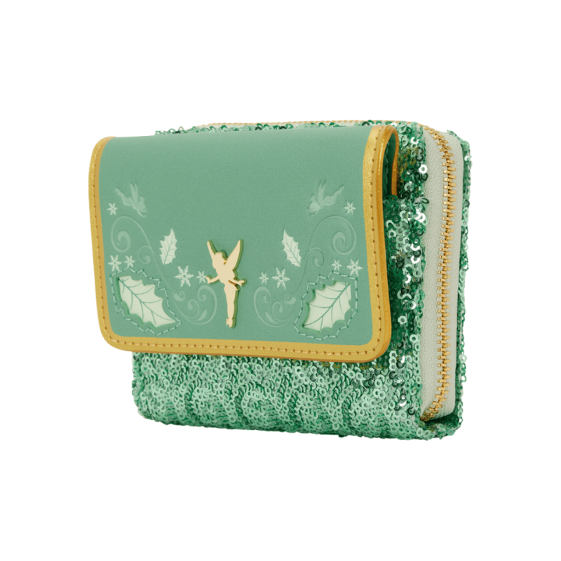 Portefeuille Fée Clochette Holiday Sequin LOUNGEFLY