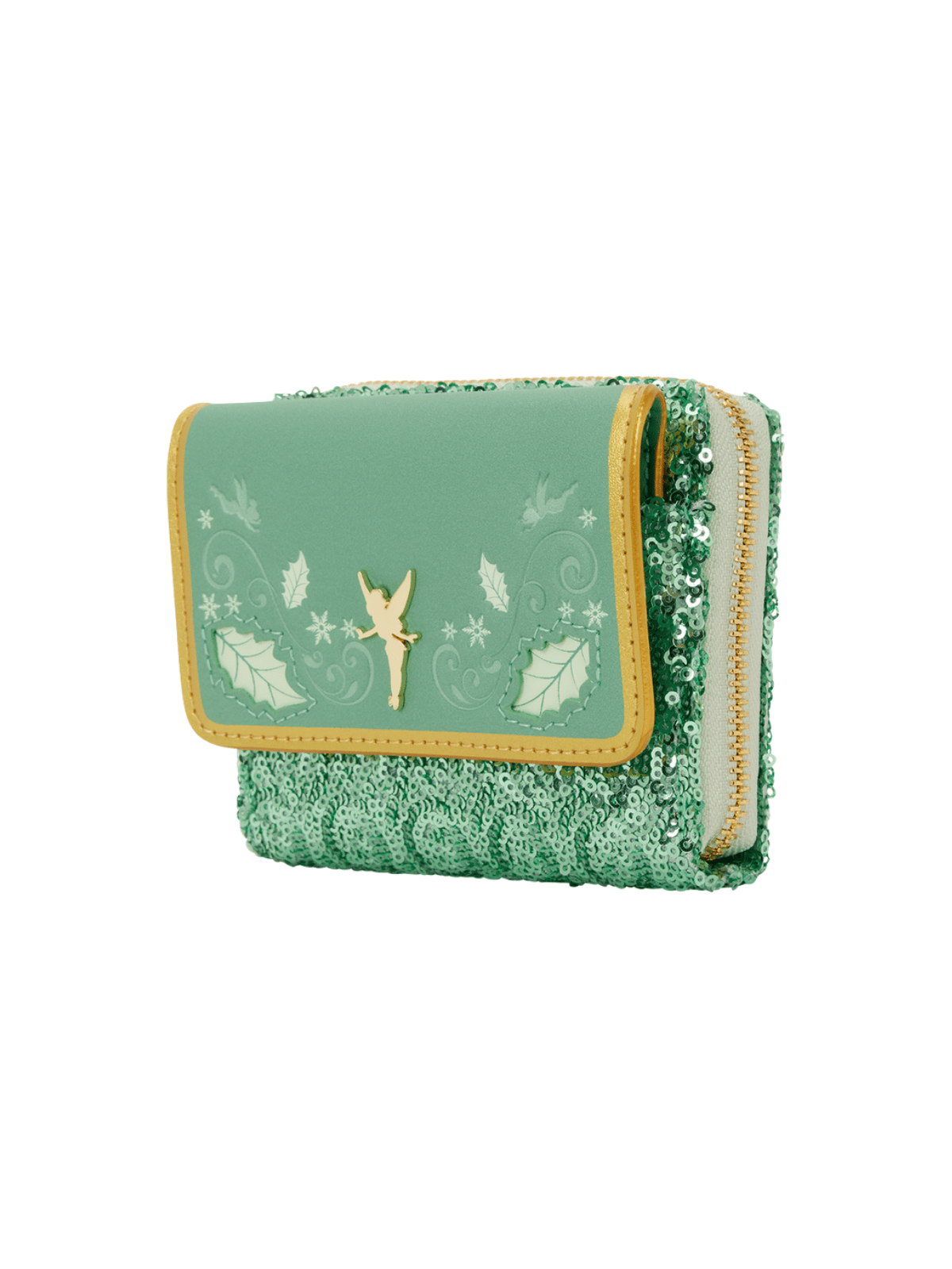 Portefeuille Fée Clochette Holiday Sequin LOUNGEFLY