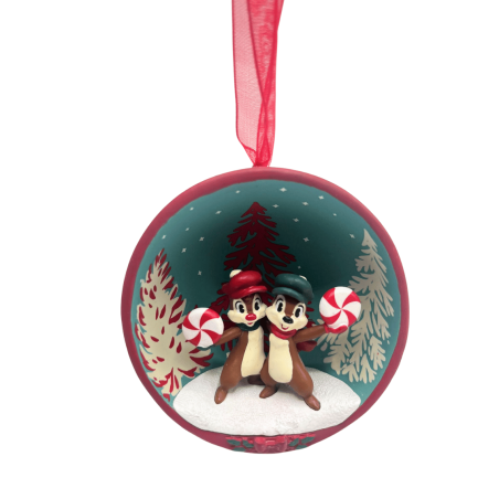 Ornement 1/2 Boule Tic & Tac Disney