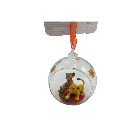 Ornement dôme Simba et Nala Disney