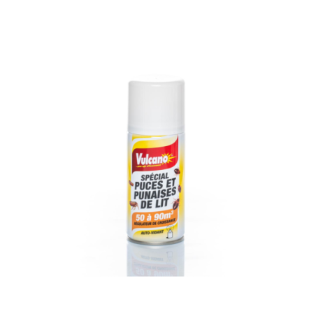 Insecticide Auto-Vidant Puces et Punaises VULCANO : Élimination Complète