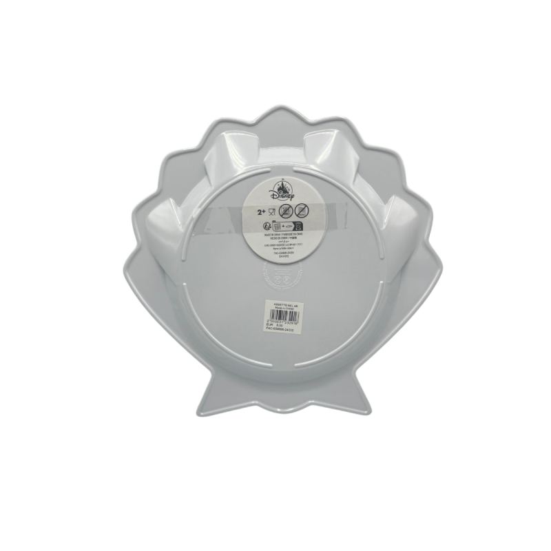 Assiette coquillage la petite sirène Disney