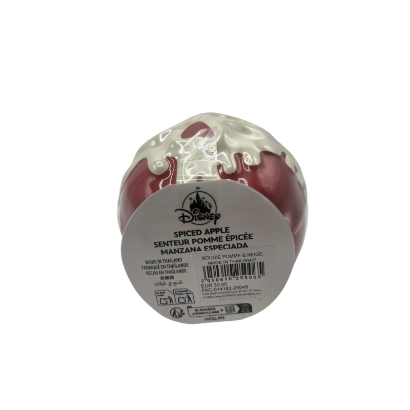 Bougie pomme blanche neige Disney