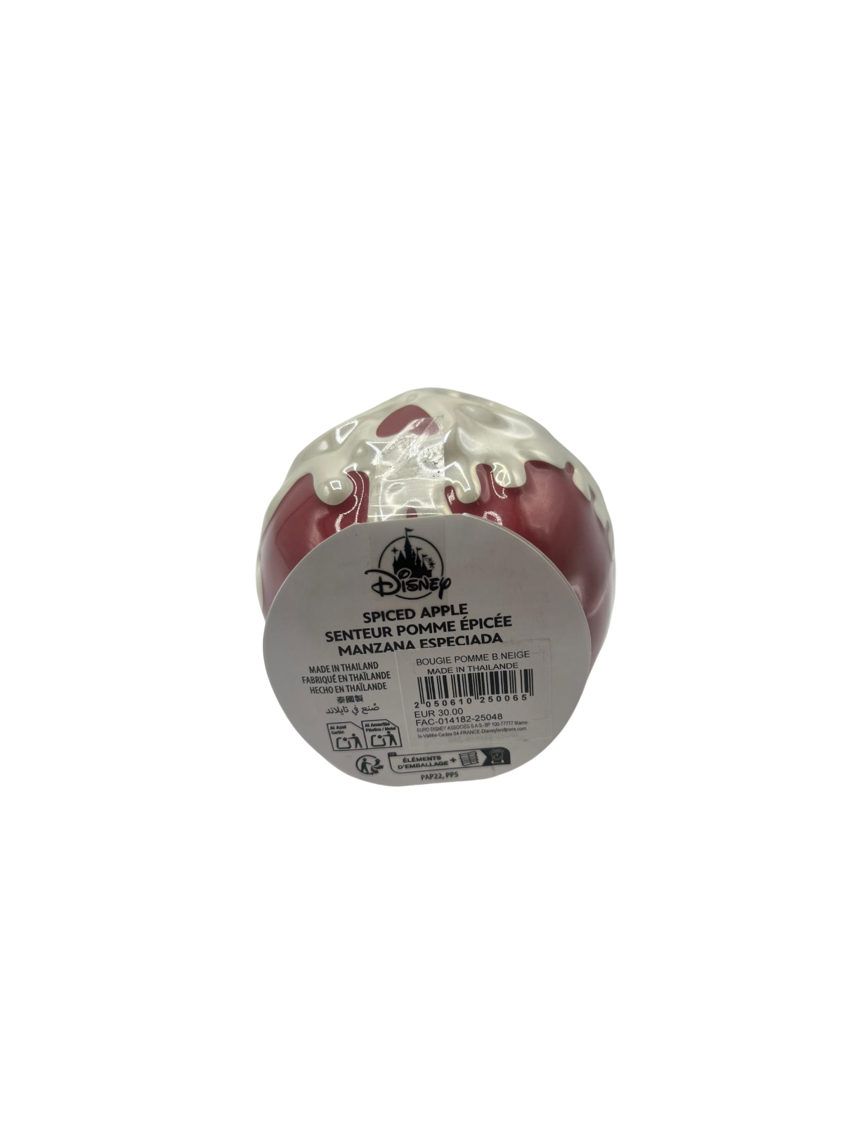 Bougie pomme blanche neige Disney