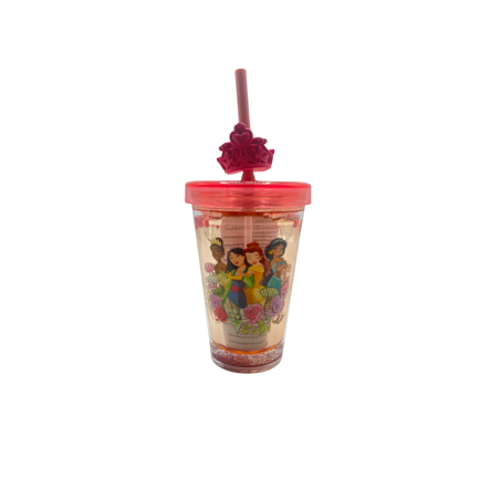 Gobelet paille princesses Disney