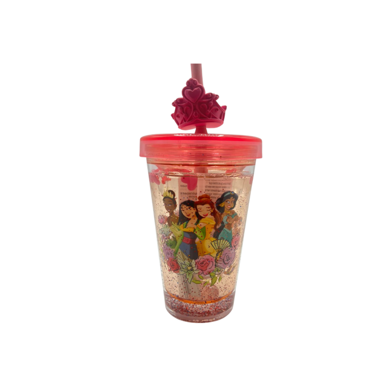 Gobelet paille princesses Disney