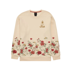 Pull ras du cou à fleurs La Belle et la Bête Disney