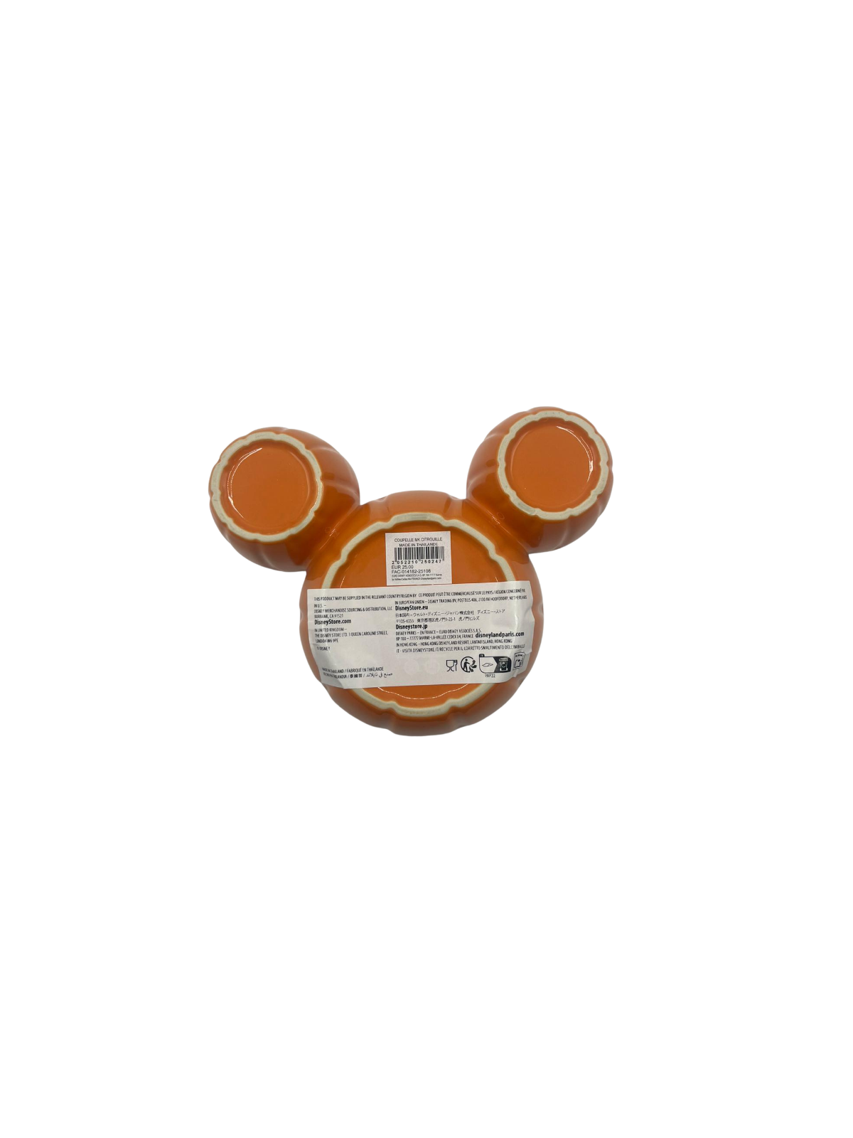 Coupelle citrouille Mickey halloween Disney