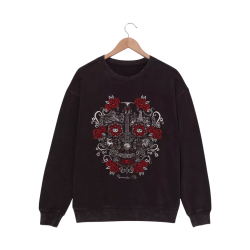 Pull Coco brodé avec icônes Sugar Skull Disney