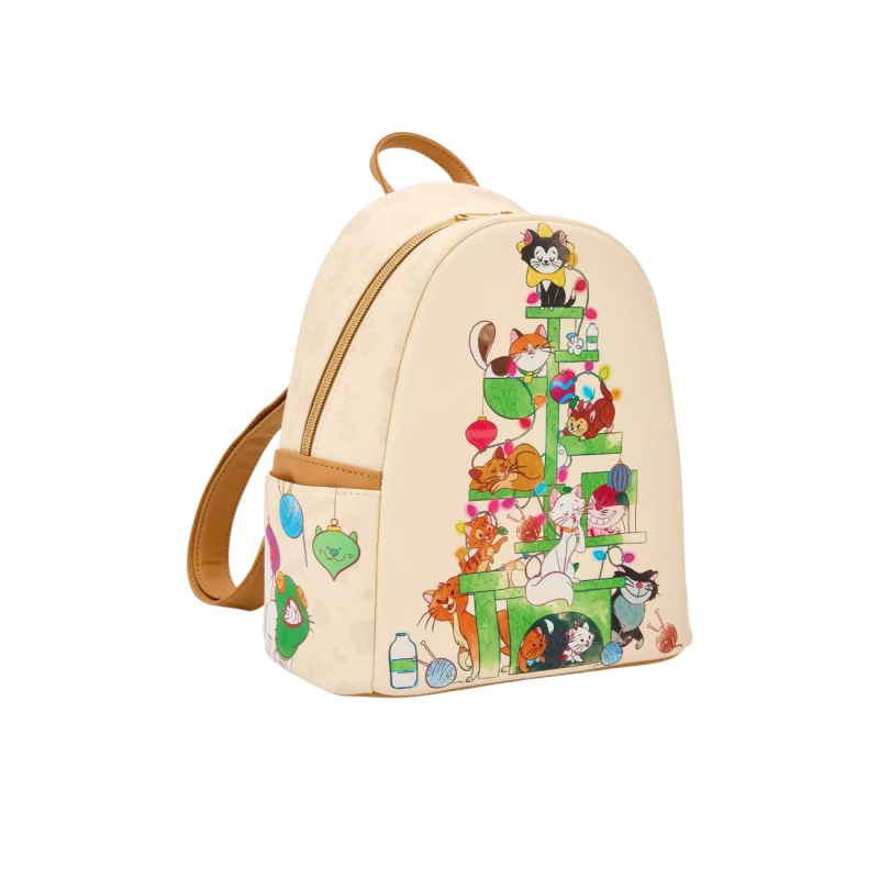 Sac à dos Disney cats christmas tree LOUNGEFLY