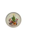 Assiette à dessert Joyeux noël Mickey et ses amis Disney