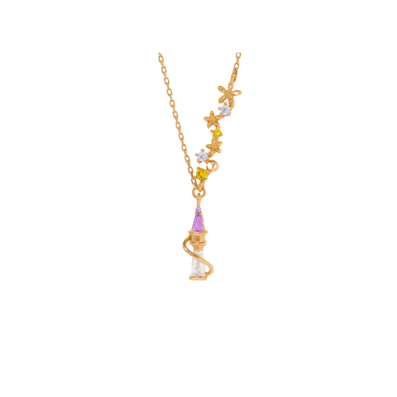 Collier Tour floral Raiponce Disney