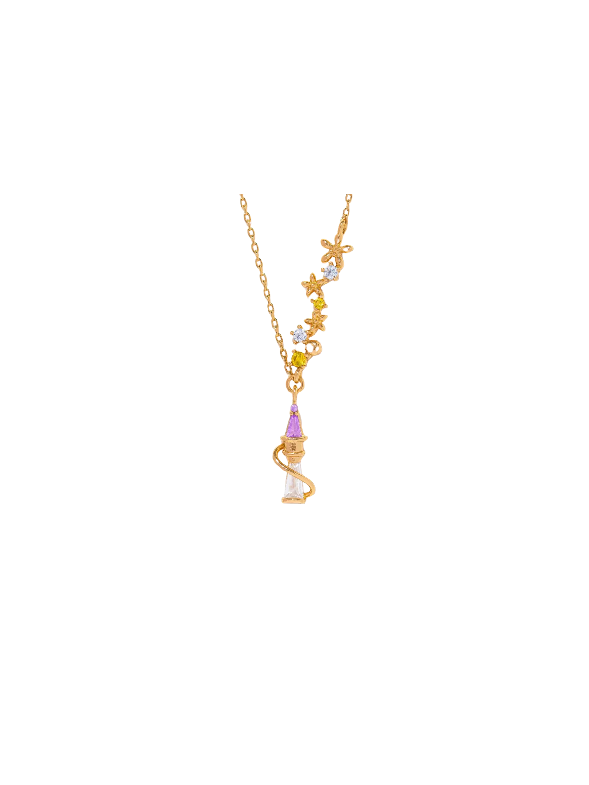 Collier Tour floral Raiponce Disney