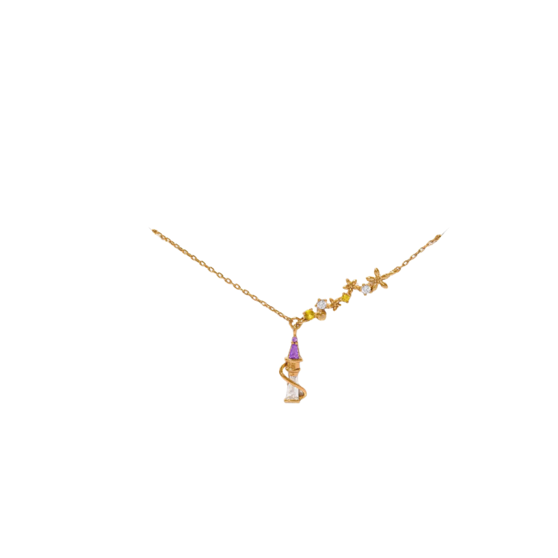 Collier Tour floral Raiponce Disney