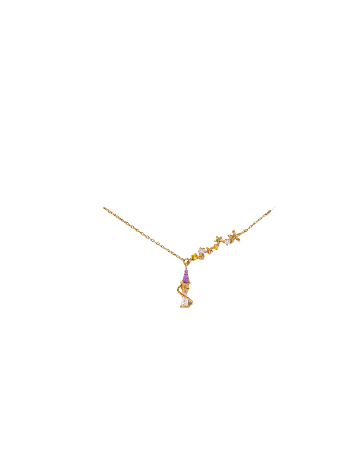 Collier Tour floral Raiponce Disney