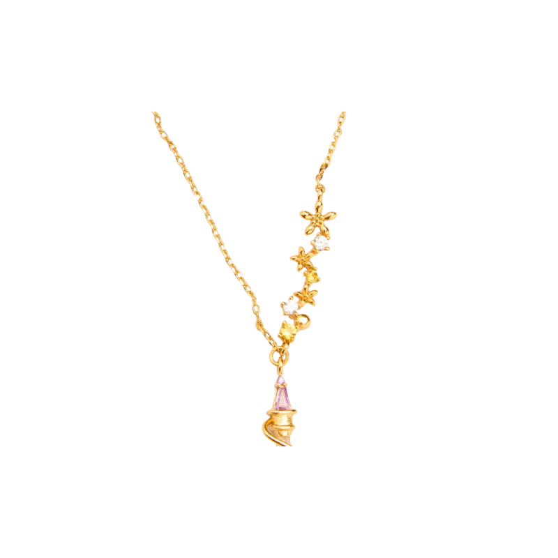 Collier Tour floral Raiponce Disney