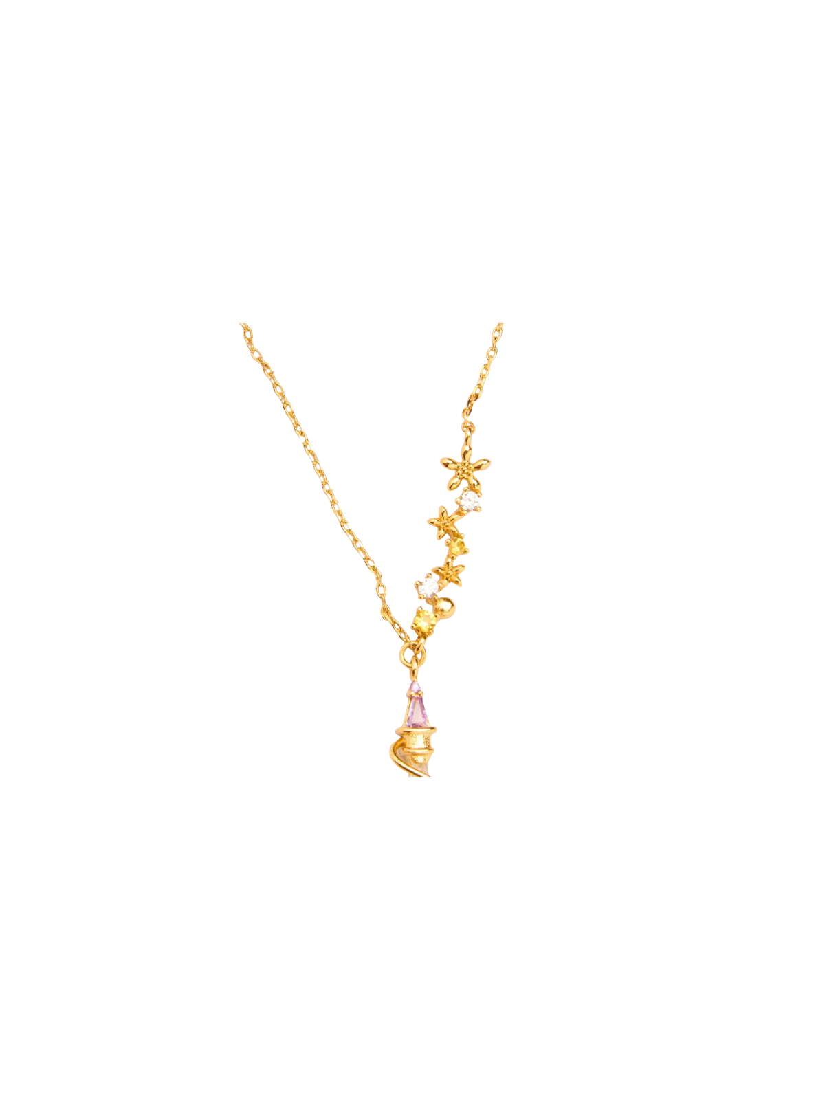Collier Tour floral Raiponce Disney
