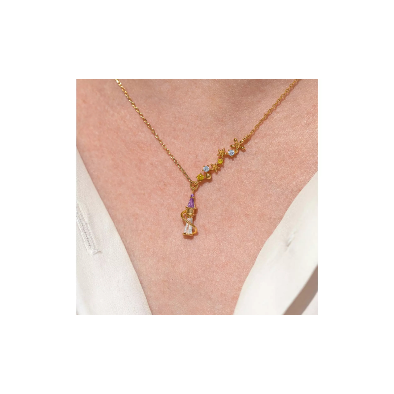 Collier Tour floral Raiponce Disney